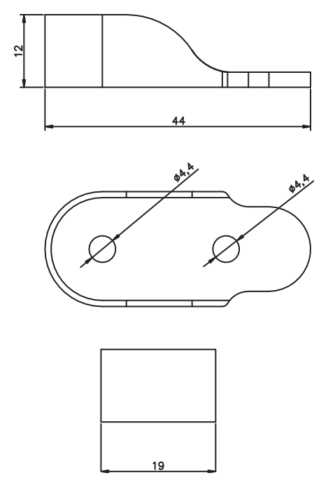 Kristal Oval Flanş · 2706 — Teknik çizim