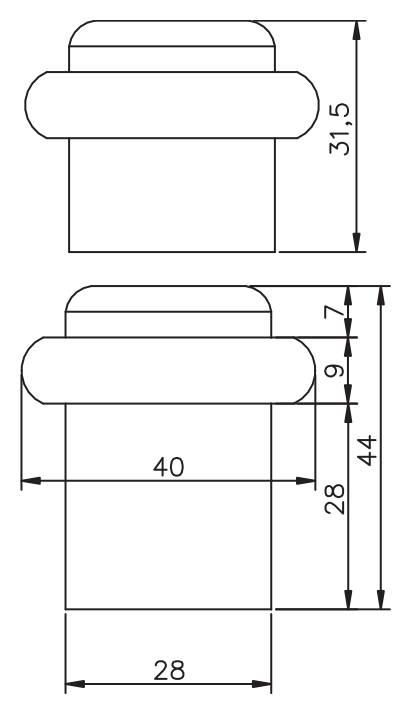 Kapı Tamponu · 4104 — Teknik çizim