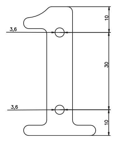 Kapı Numarası 1 · 4106-1 — Teknik çizim