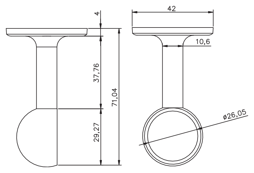 Kapalı Boru Babası · 4130 — Teknik çizim