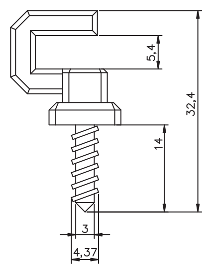 Anahtar Askısı · 4147 — Teknik çizim