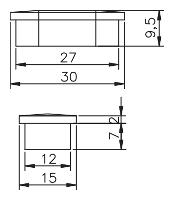 Oval Boru Tapası · 4202 — Teknik çizim