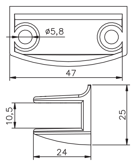 Cam Tutucu (EKO) · 7100 — Teknik çizim